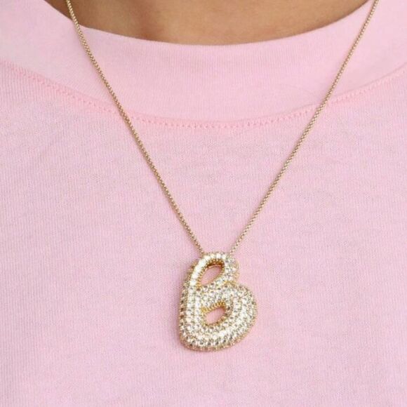 Anthropologie Jewelry - bubble initial A819